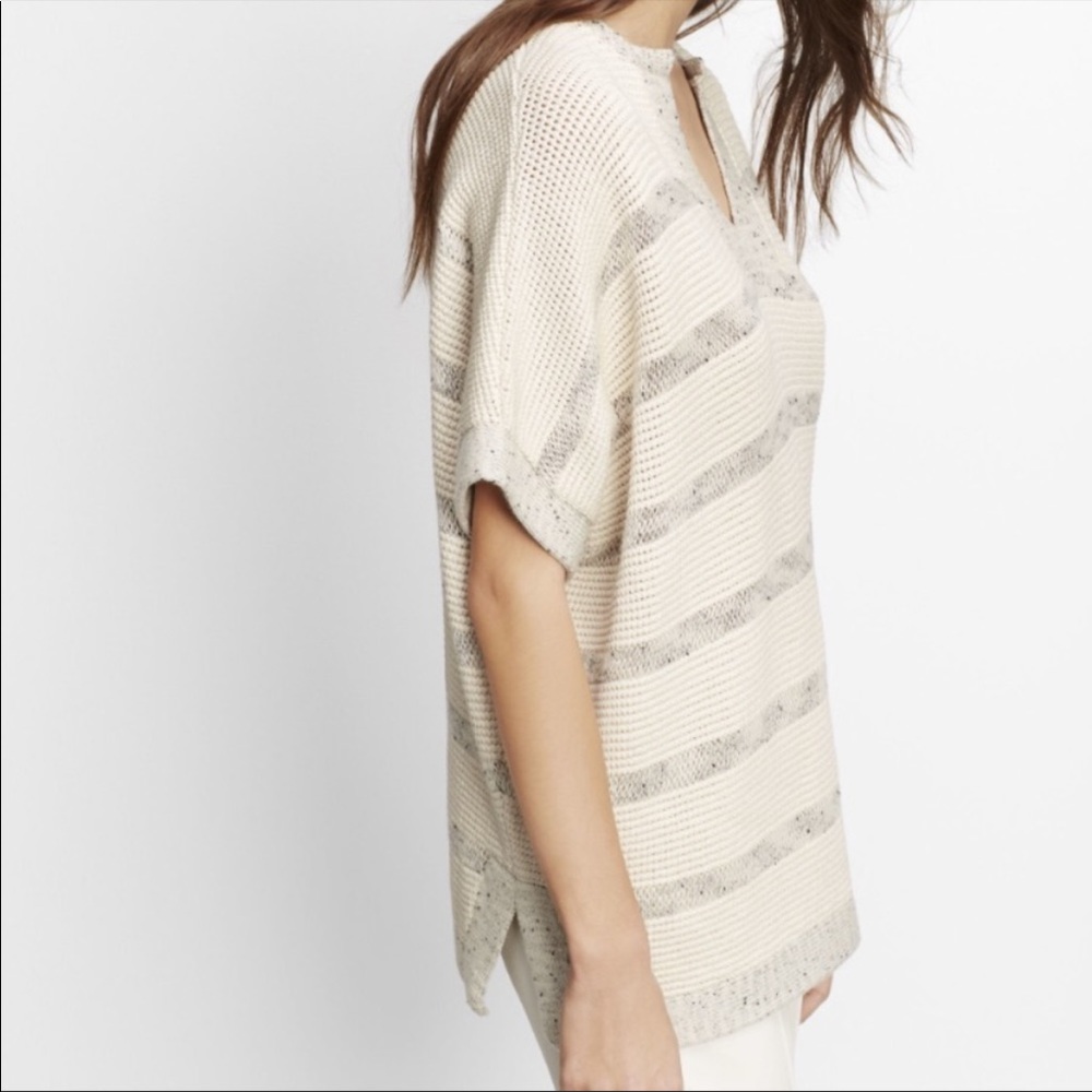 Vince Speckle Stitch Oversize Pullover Sweater M/L